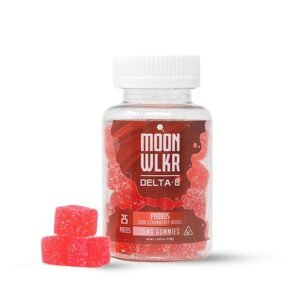 Delta-8 THC Gummies – Sour Strawberry Diesel